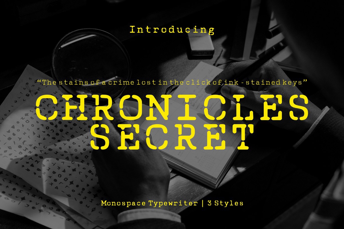 CF Chronicles Secret Font