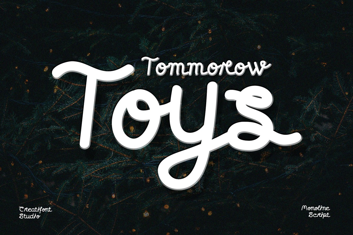 CF Tomorrow Toys Font