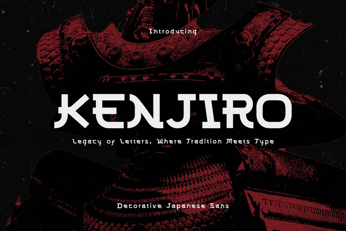 Example font Kenjiro #1