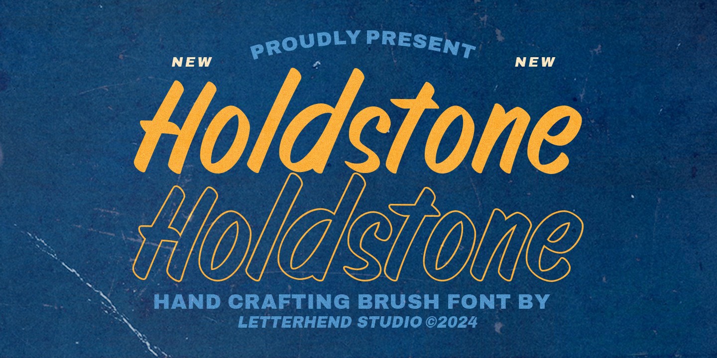 Example font Holdstone #1