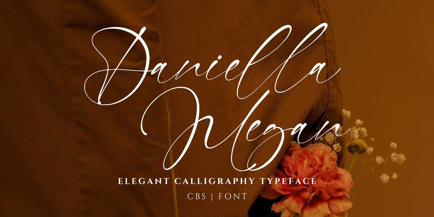 Example font Daniella Megan #1