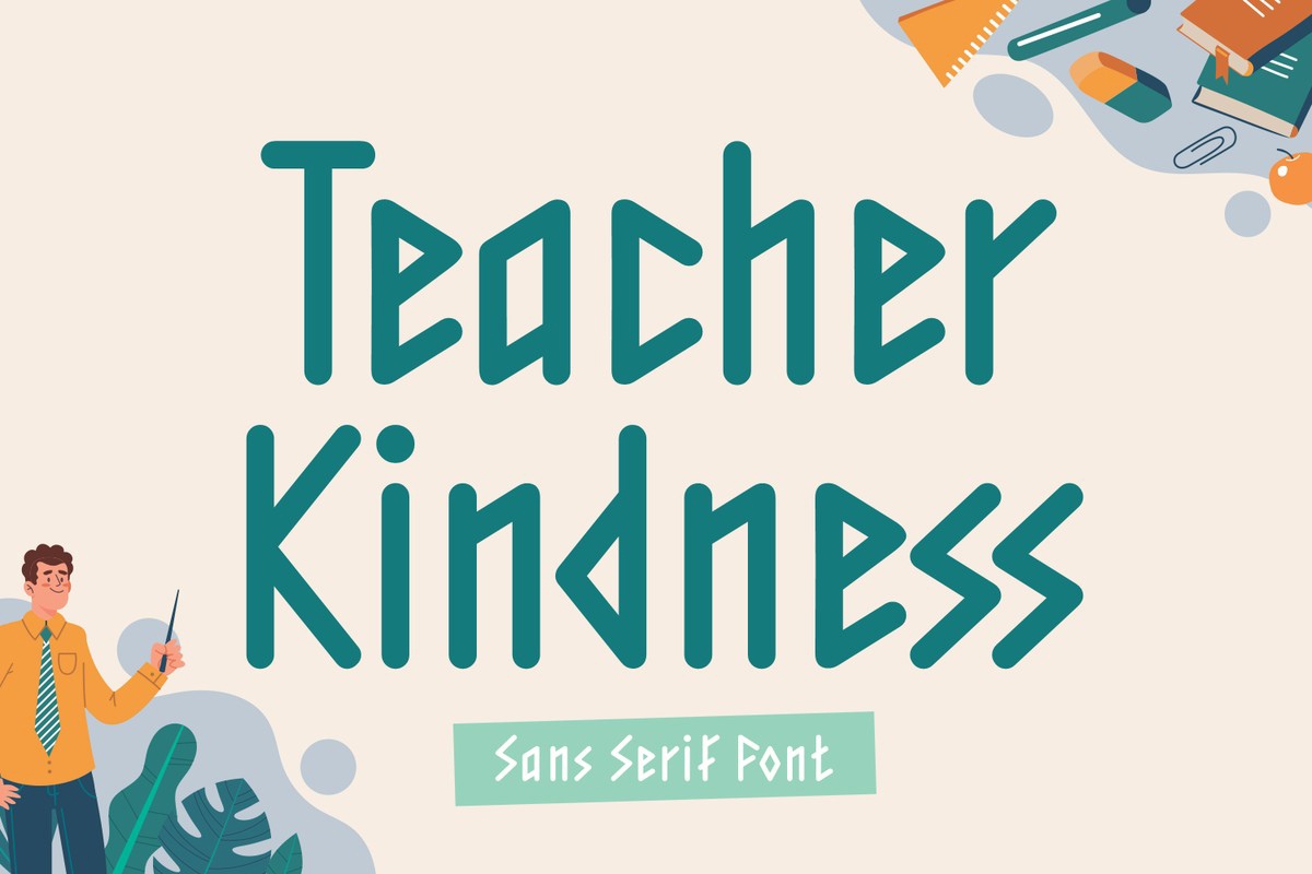 Teacher Kindness Font
