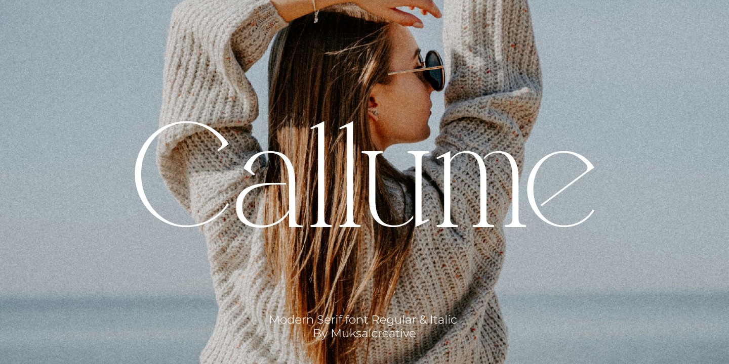 Example font Callume #1