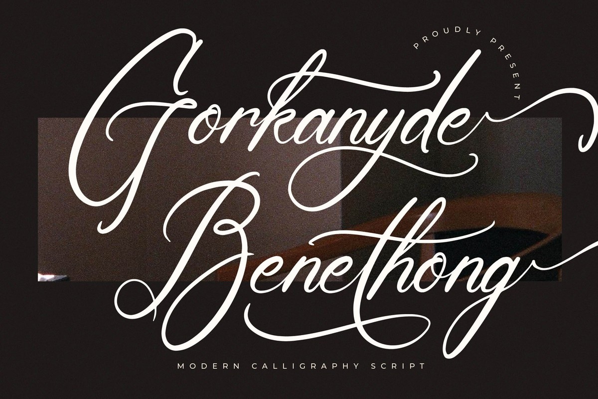 Gorkanyde Benethong Font