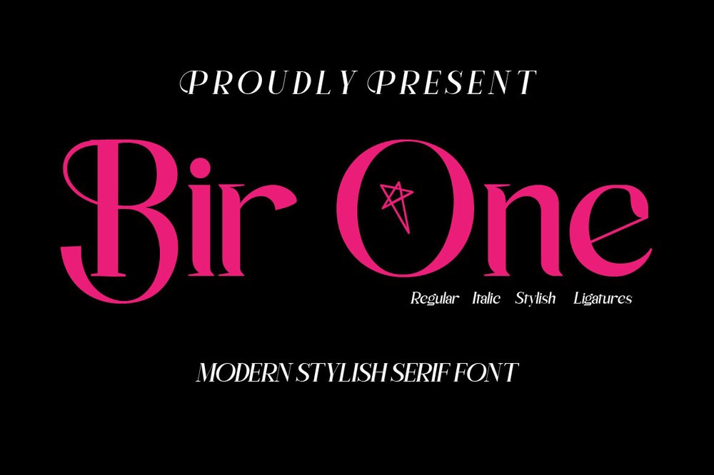 Bir One Font