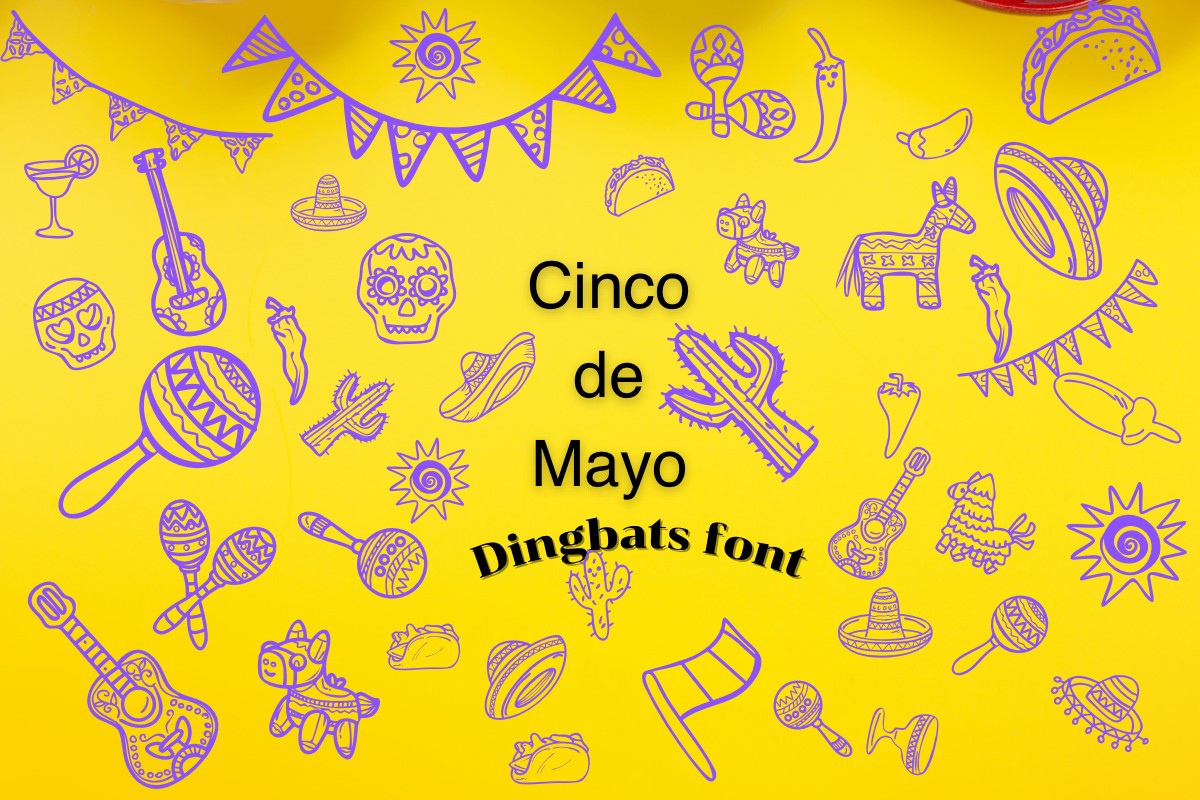 Cinco De Mayo Font