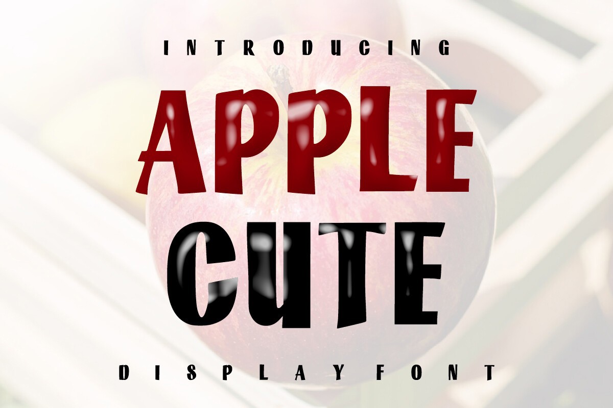 Apple Cute Font