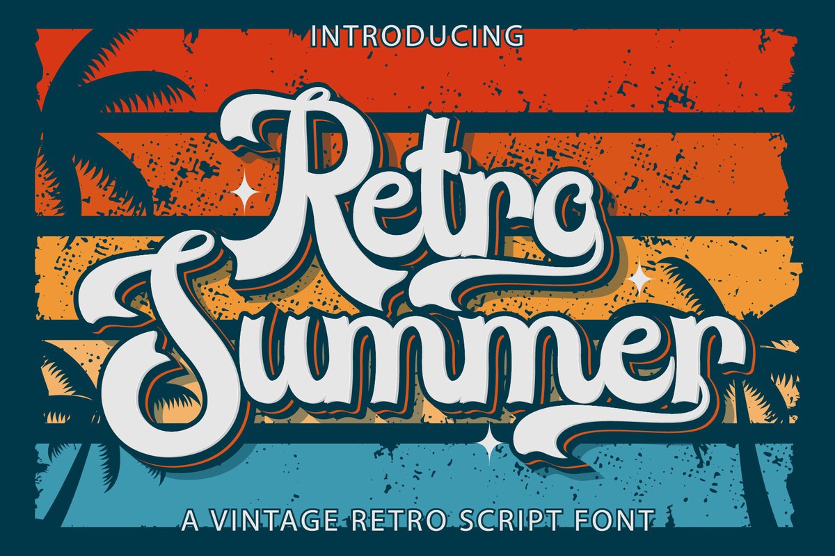 Retro Summer Font