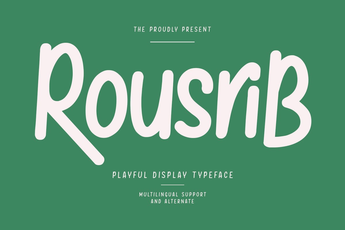 Rousrib Font