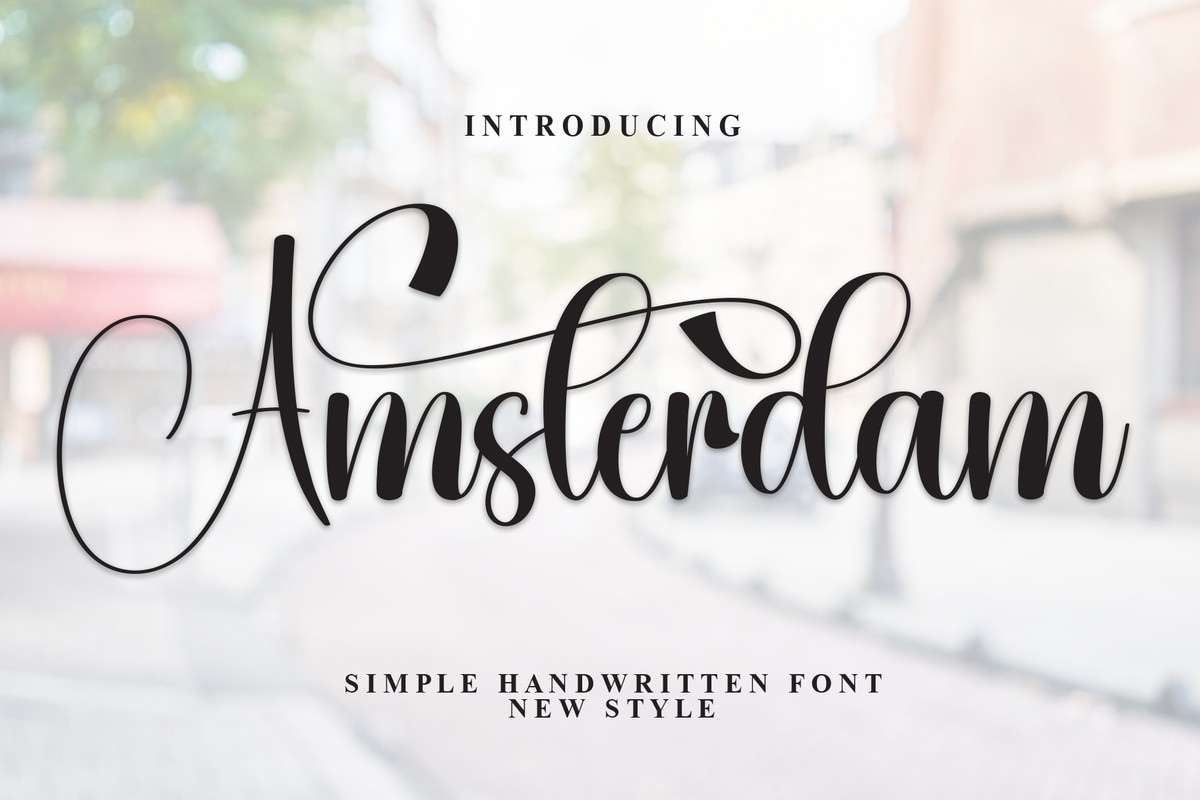 Amsterdam Font