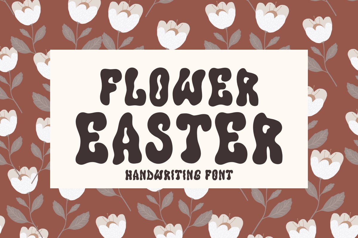 Flower Easter Font