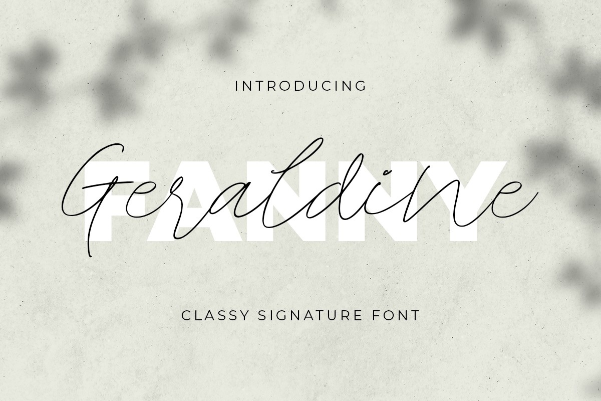 Geraldine Font