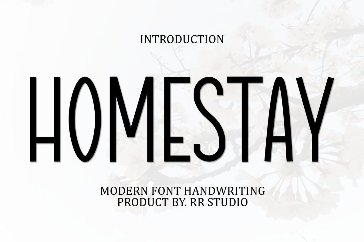 Homestay Font