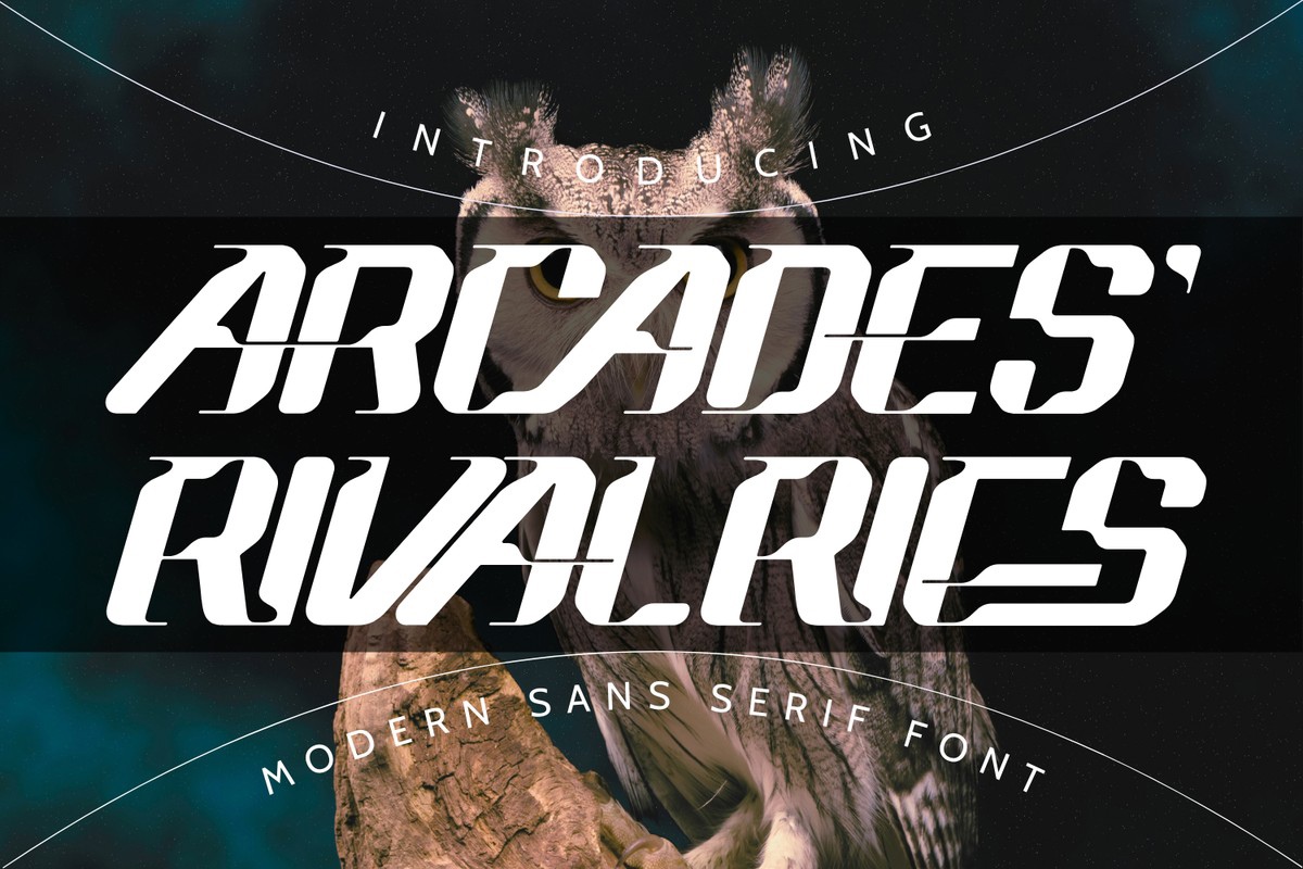 Example font Arcades Rivalries #1