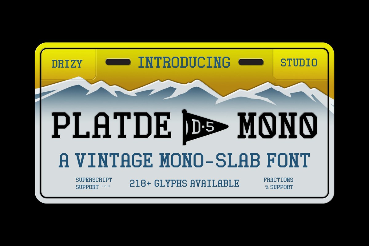 Platde Mono Font