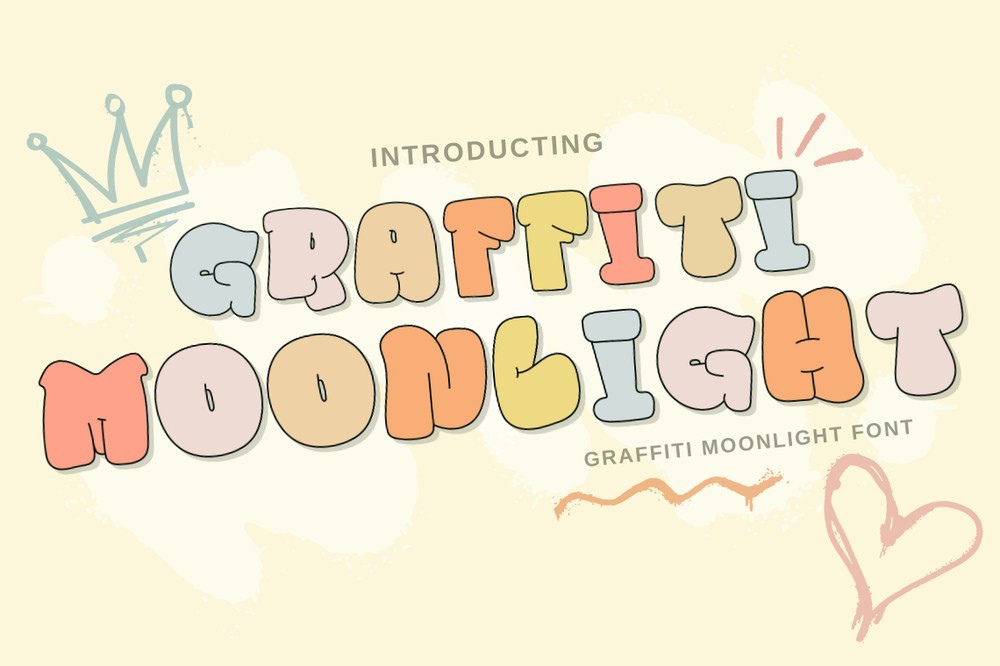 Graffiti Moonlight Font