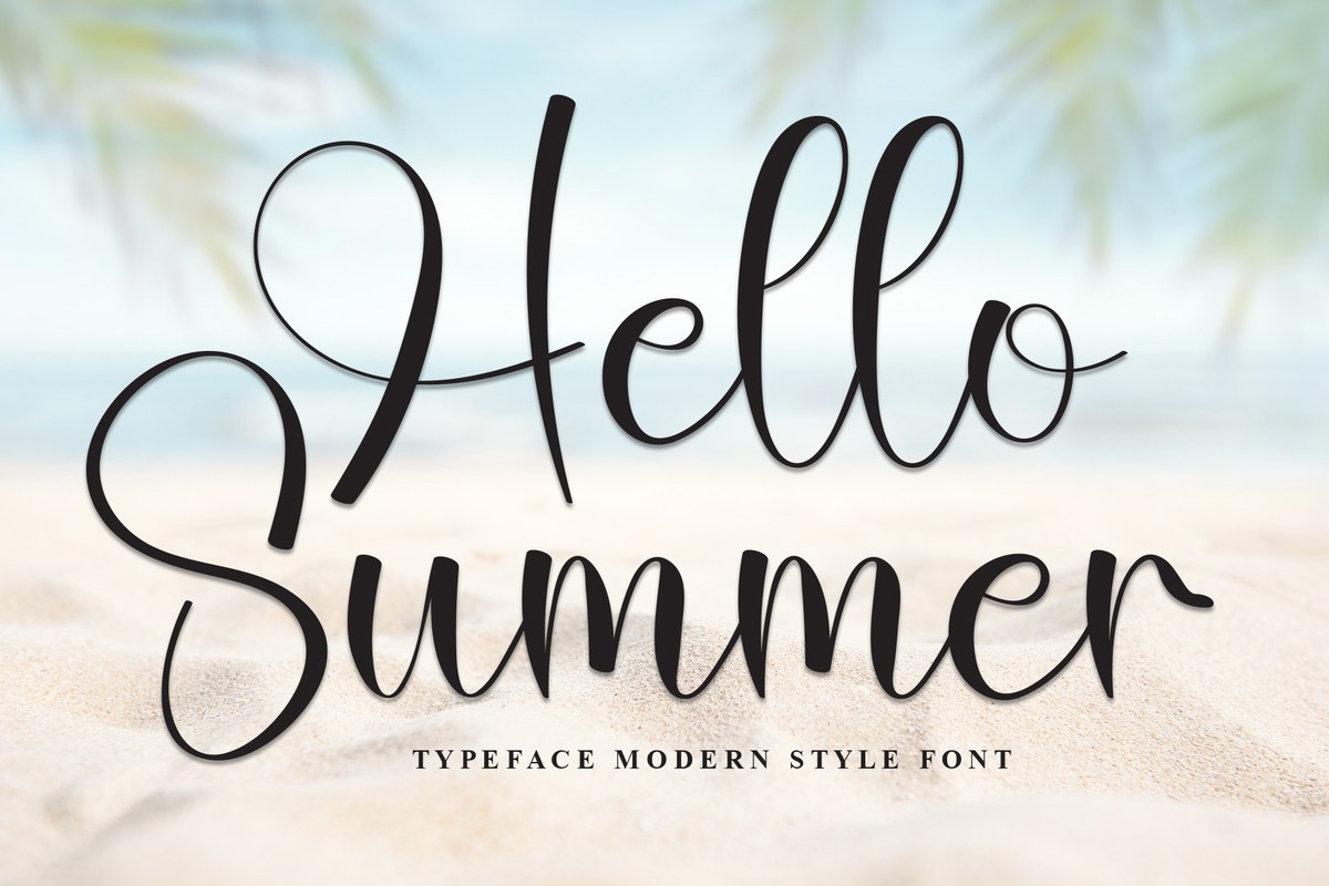 Hello Summеr Font