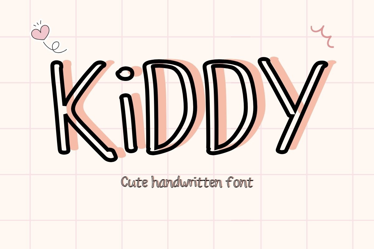 Example font Kiddy #1