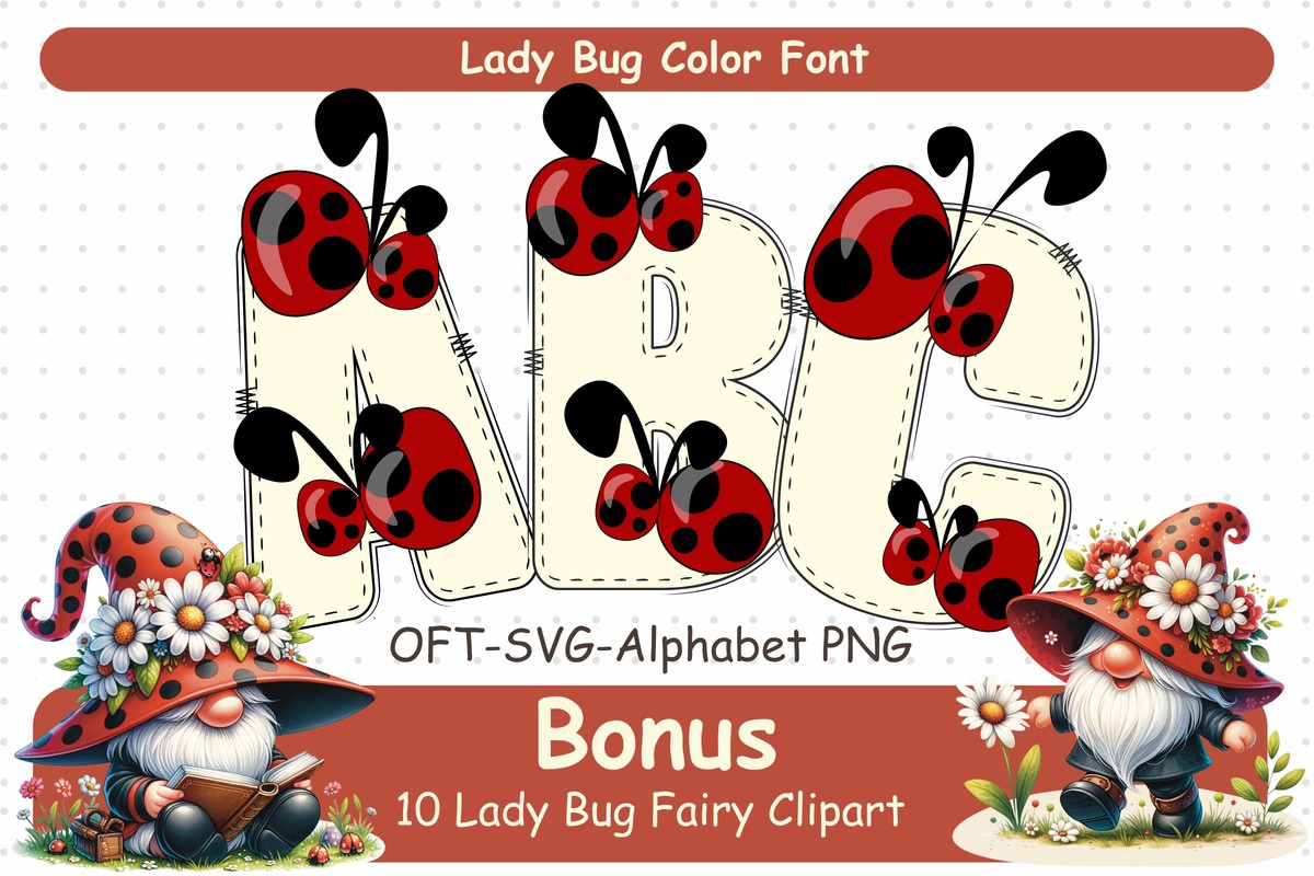 Example font Lady Bugs #1