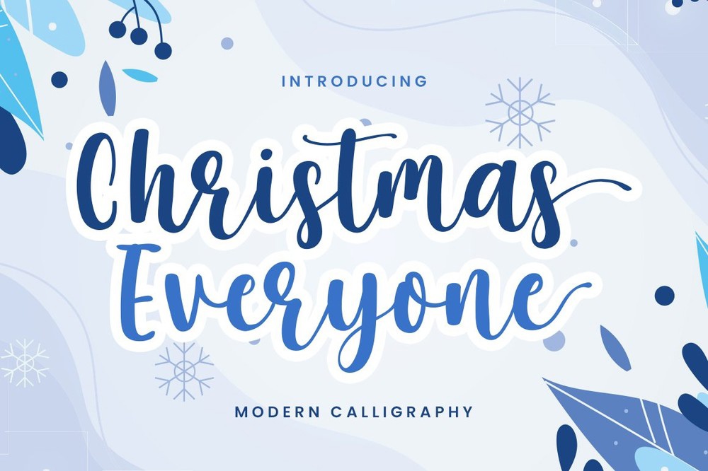 Christmas Everyone Font