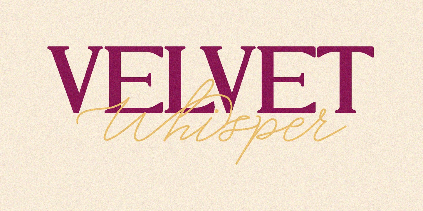 HT Velvet Whisper Font