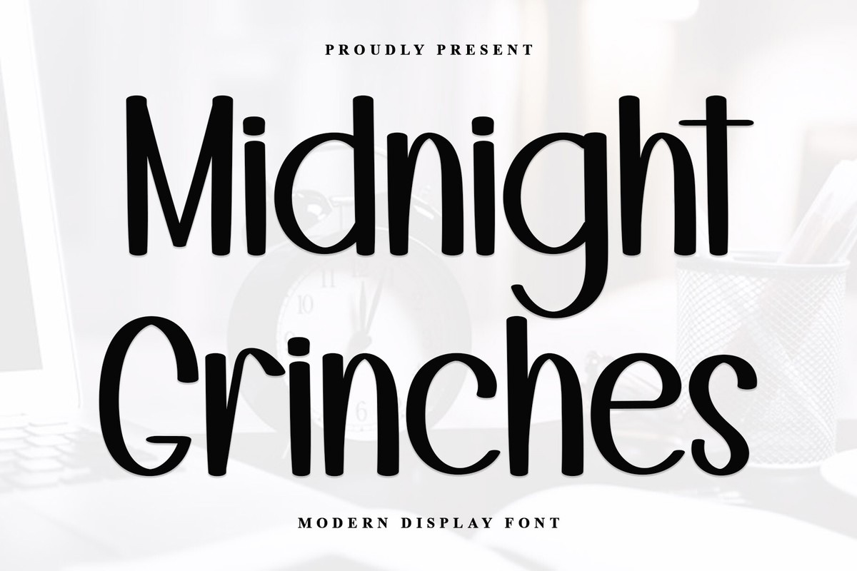 Midnight Grinches Font