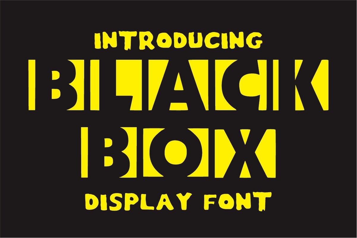 Black Box Font