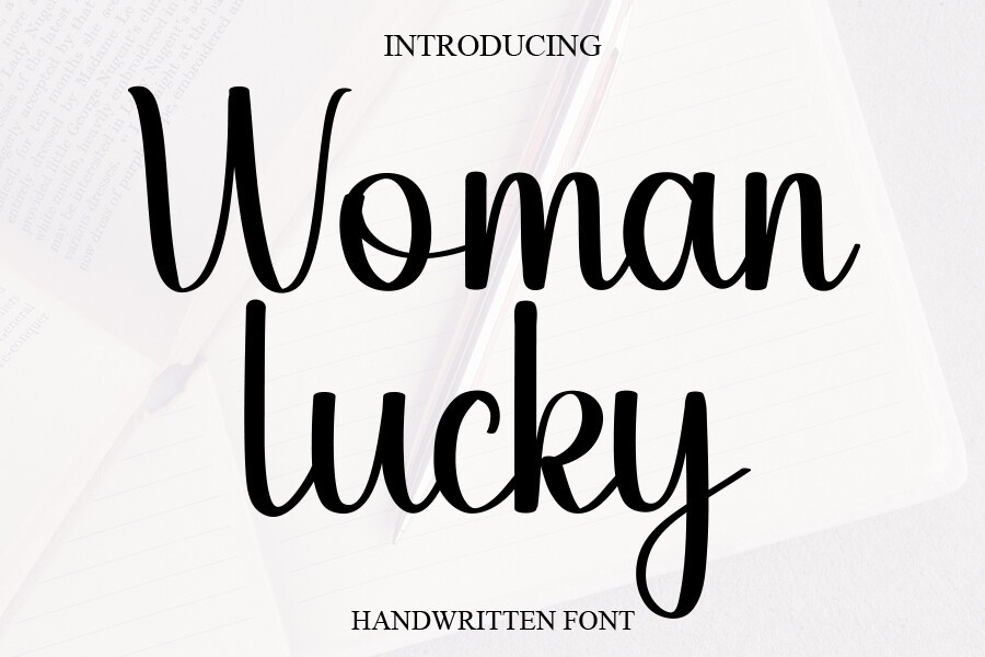 Woman Lucky Font
