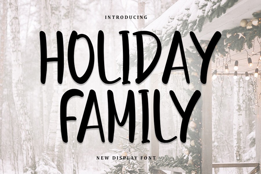 Holiday Family Font