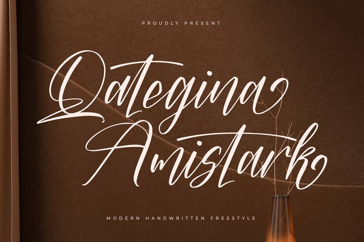Qategina Amistark Font