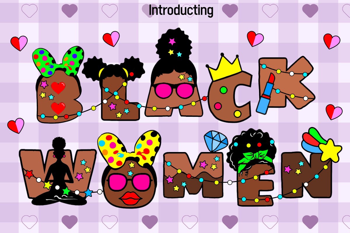 Black Women Font