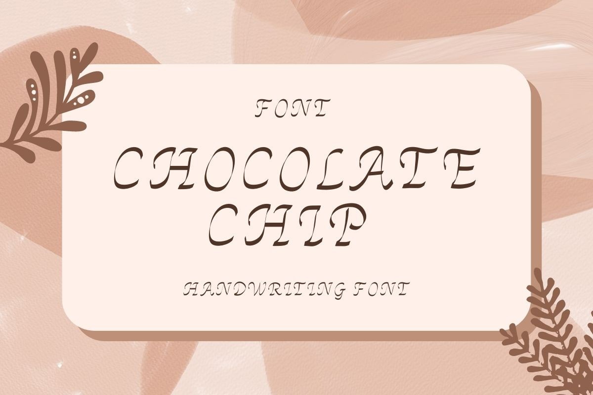 Chocolate Chip Font