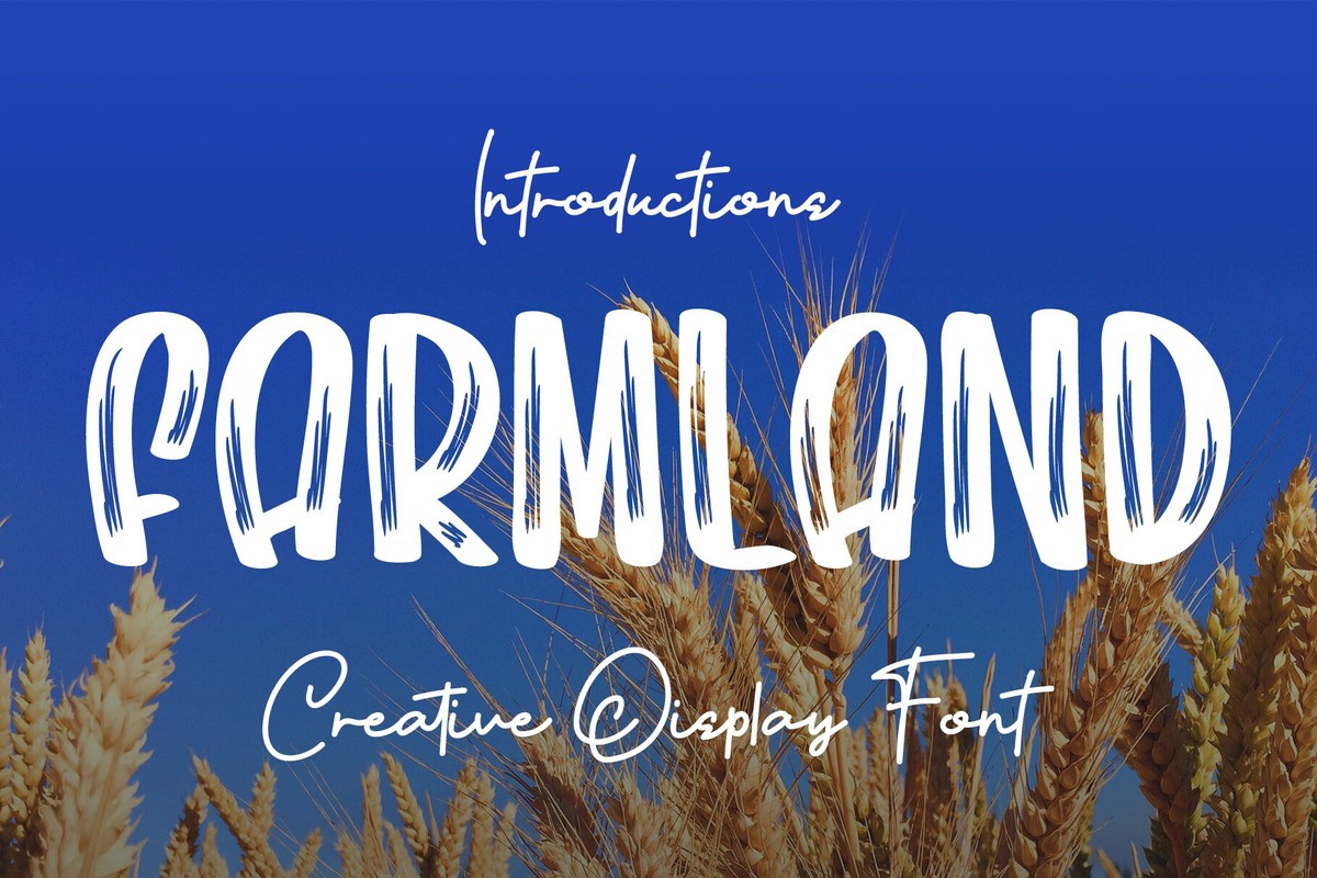 Example font Farmland #1