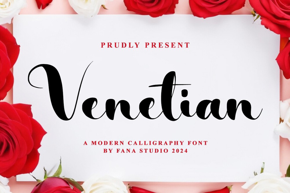 Example font Venetian #1