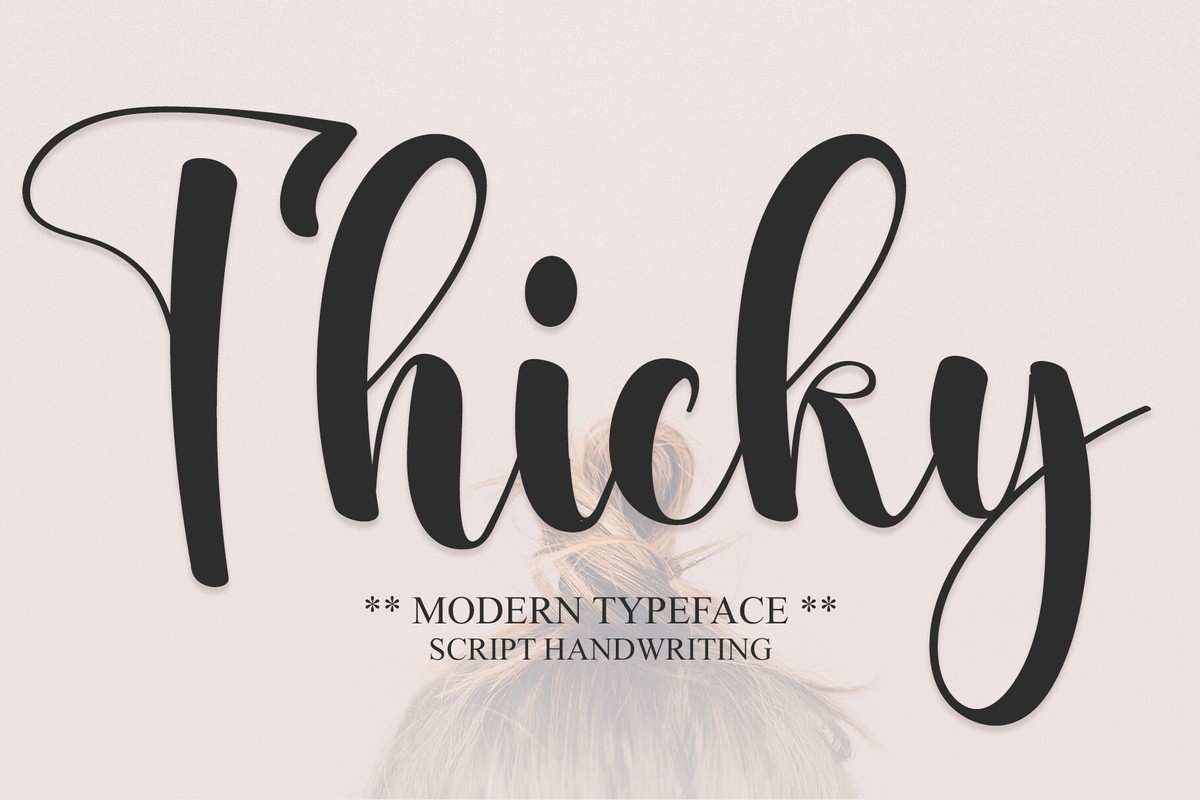 Thicky Font