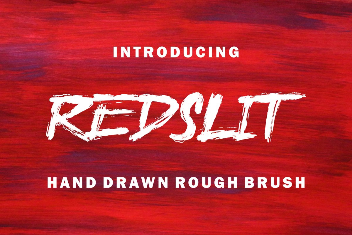 Redslit Font