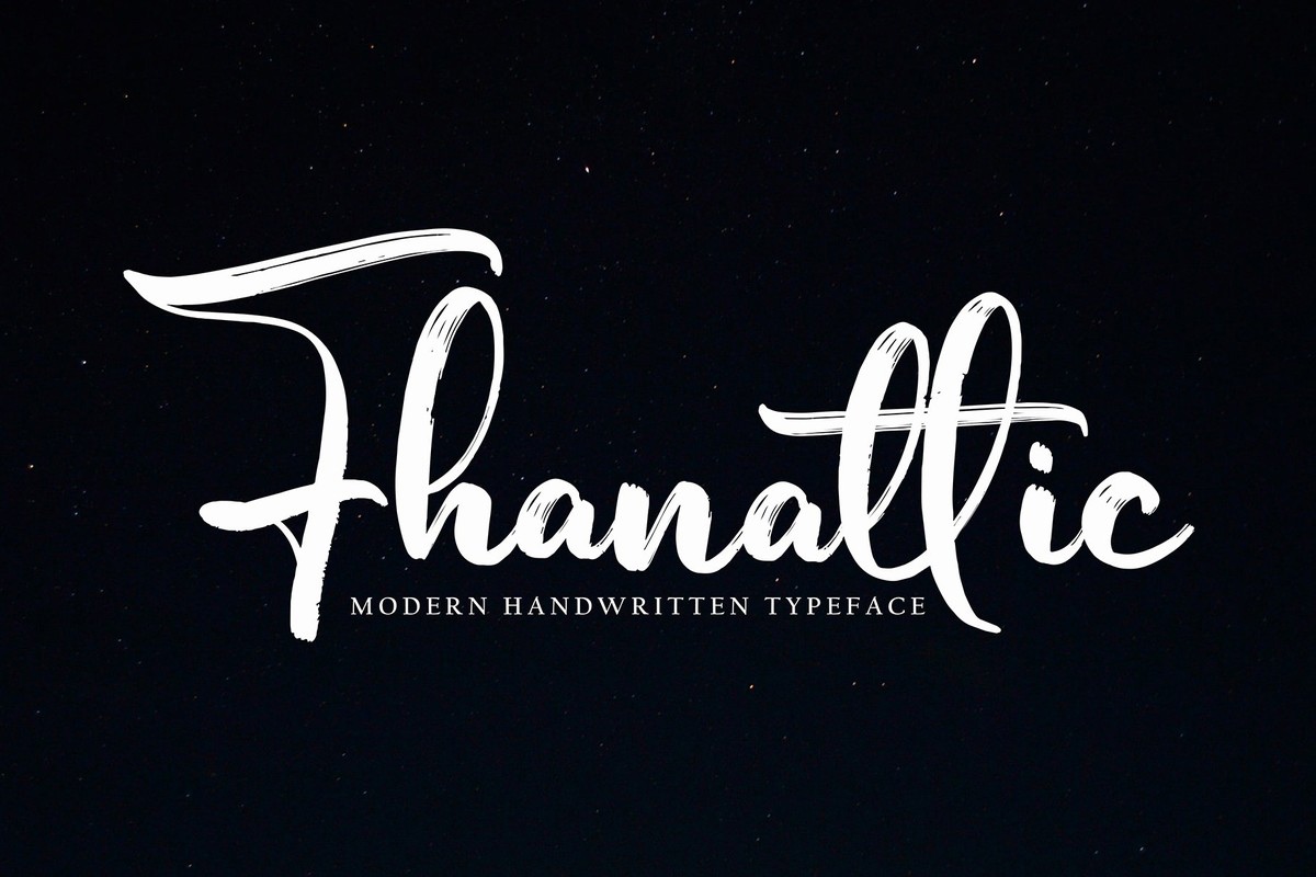 Example font Fhanattic #1