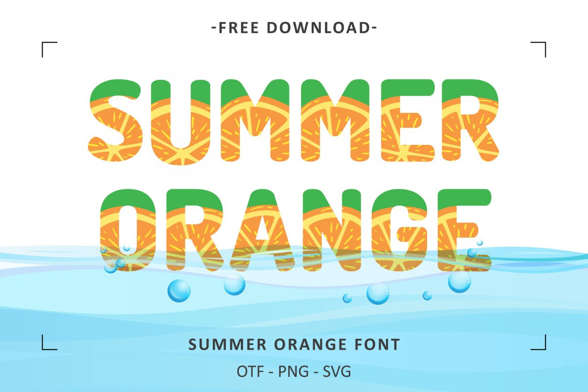 Summer Orange Font