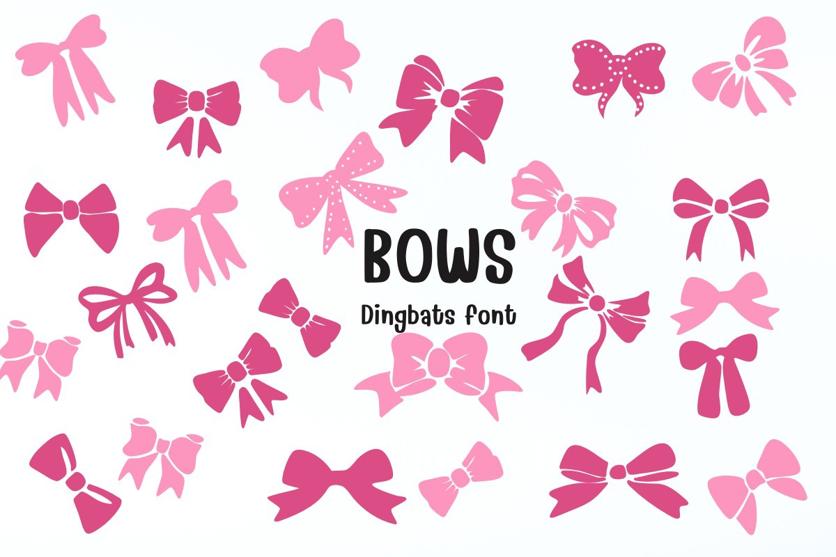 Example font Bows #1