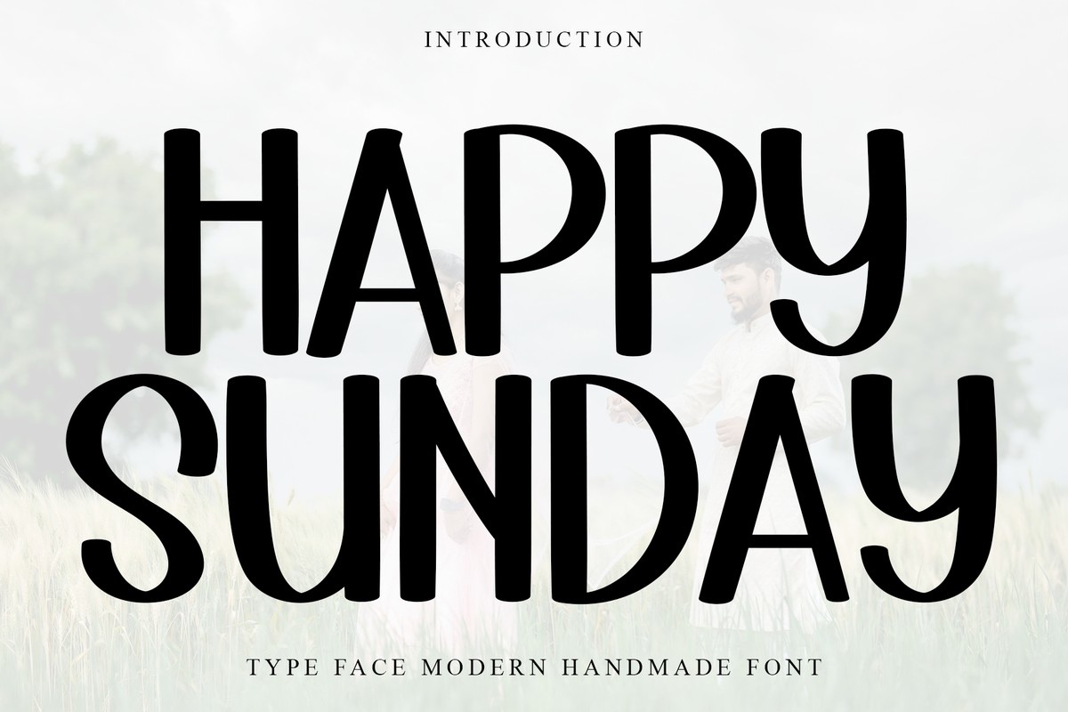Happy Sunday Font