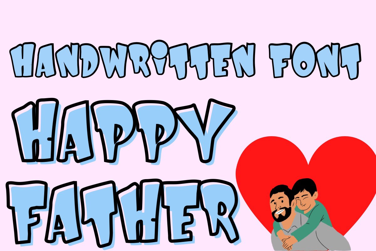 Happy Father Font