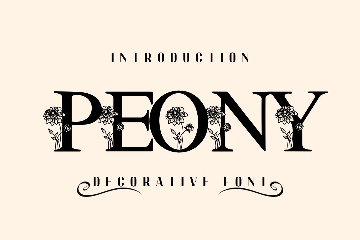 Peony Font