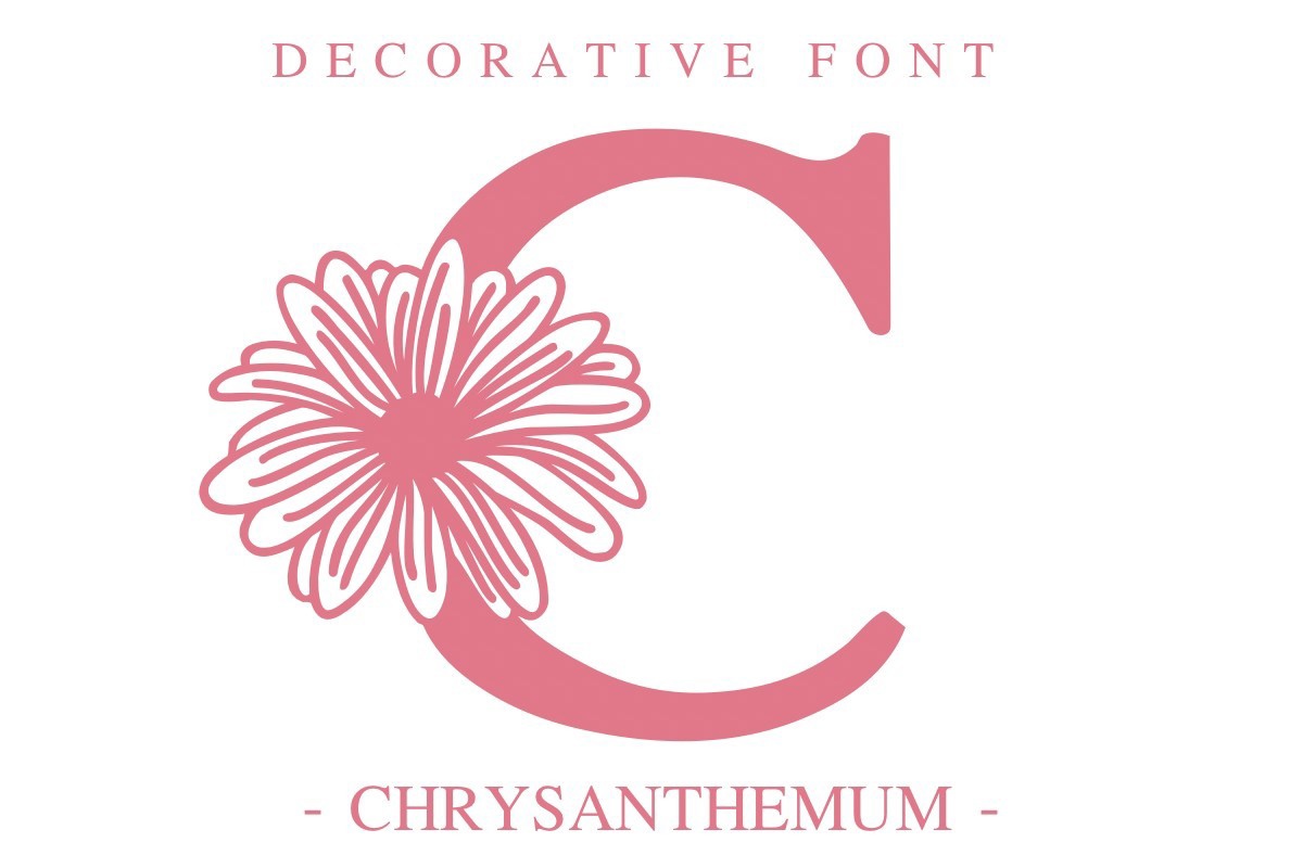 Example font Chrysanthemum #1