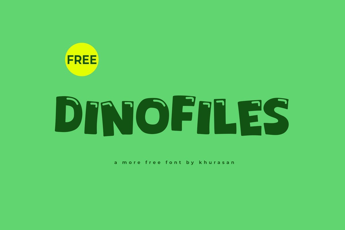 Dinofiles Font