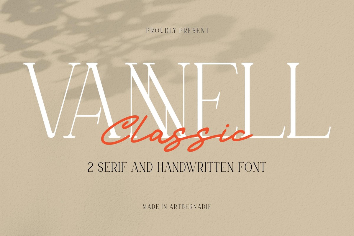 Vannell Classic Font
