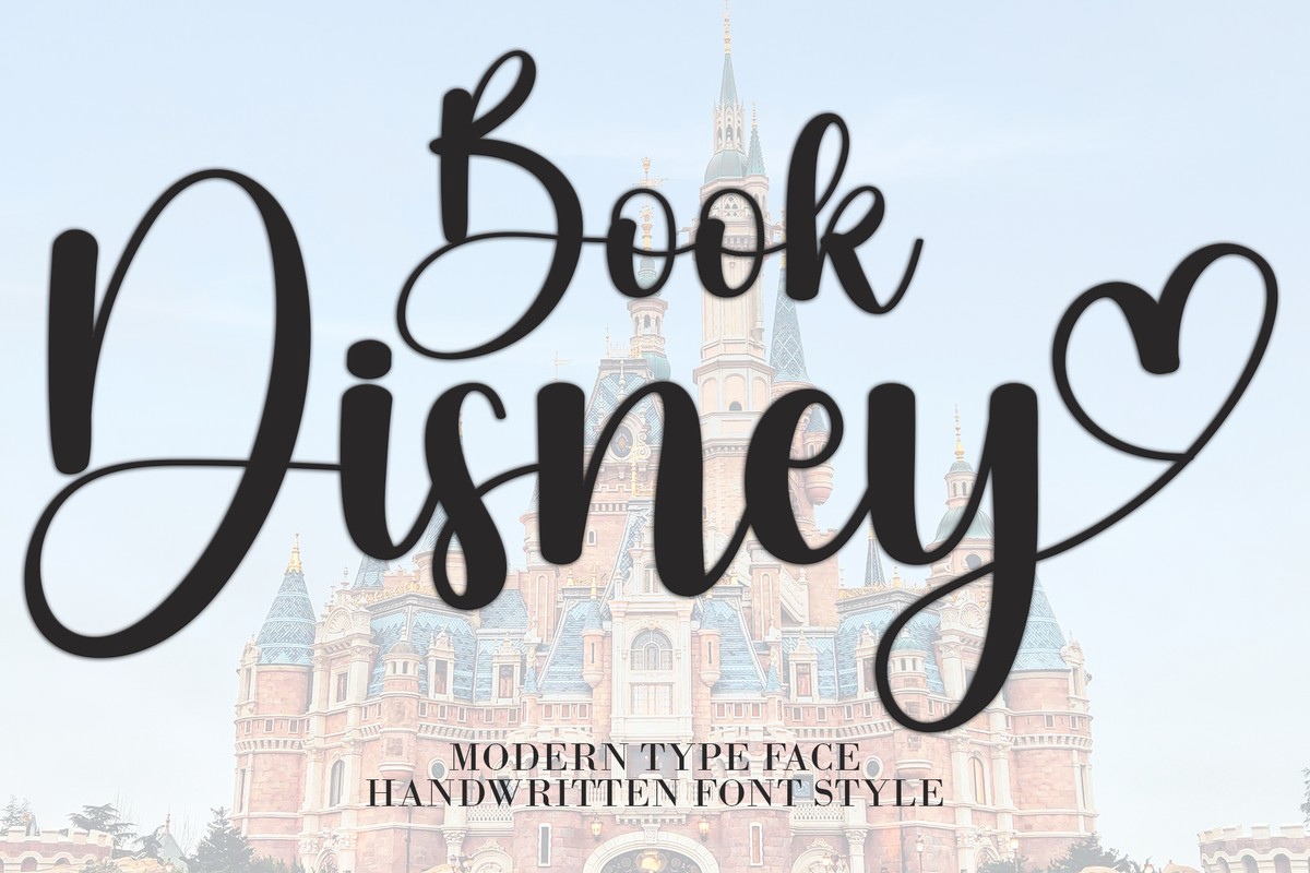 Example font Book Disney #1