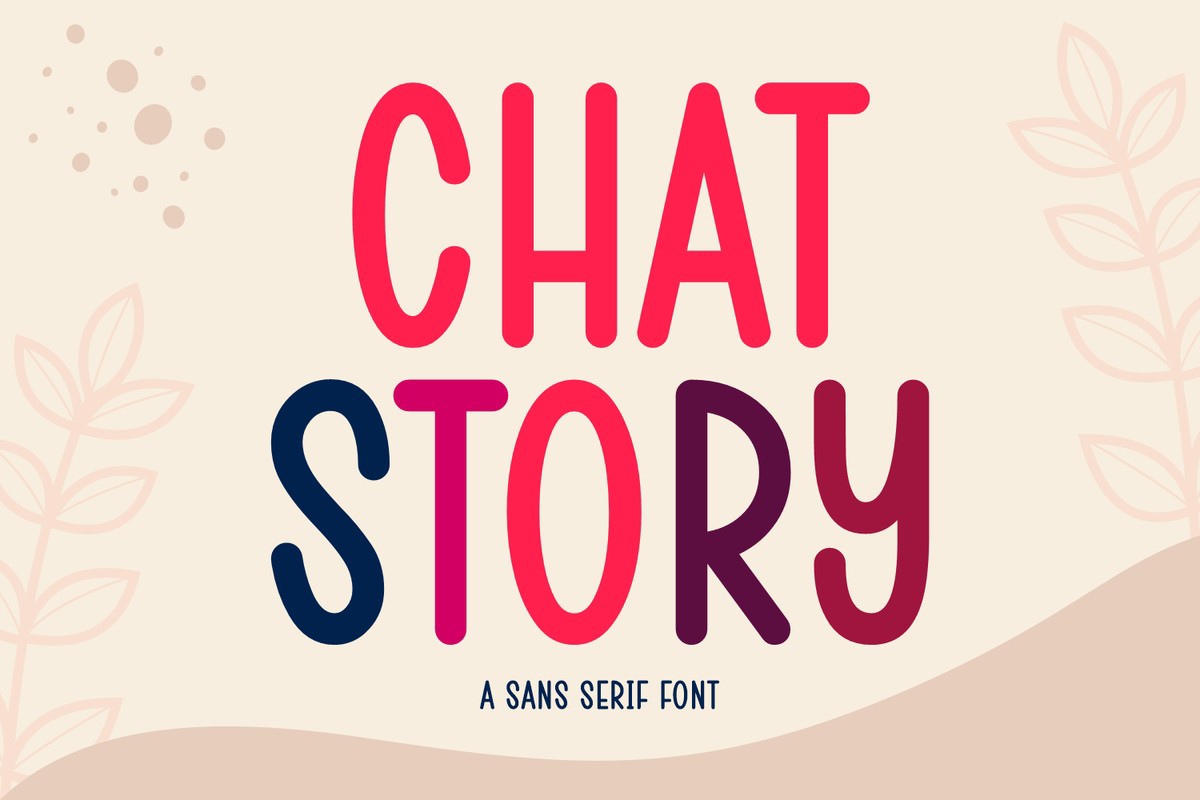 Chat Story Font