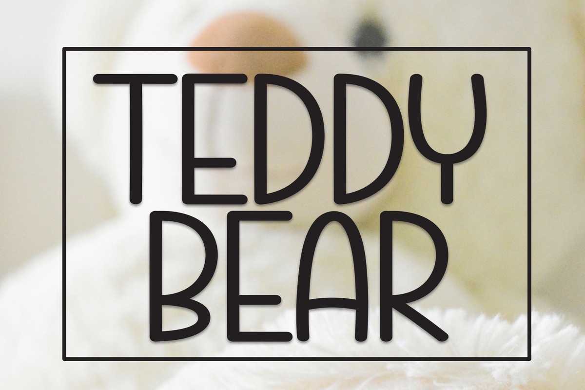 Teddy Bear Font