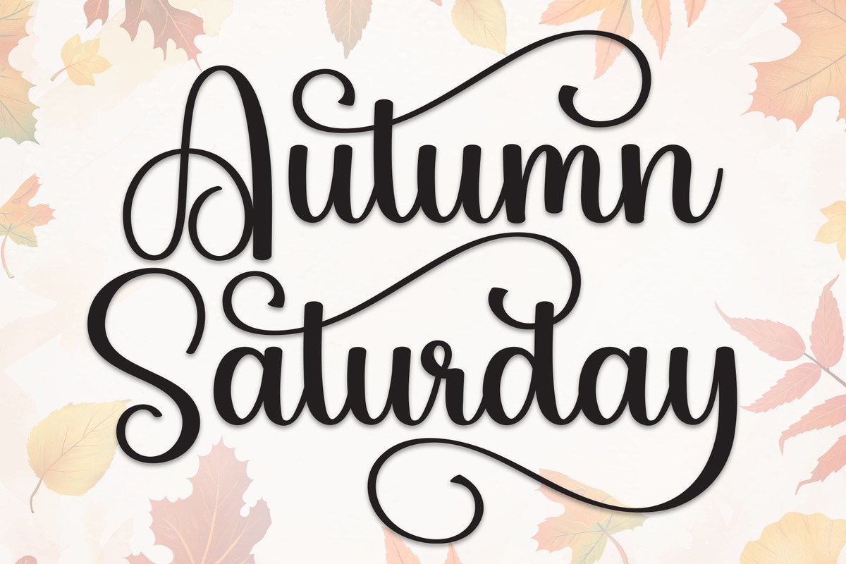 Autumn Saturday Font