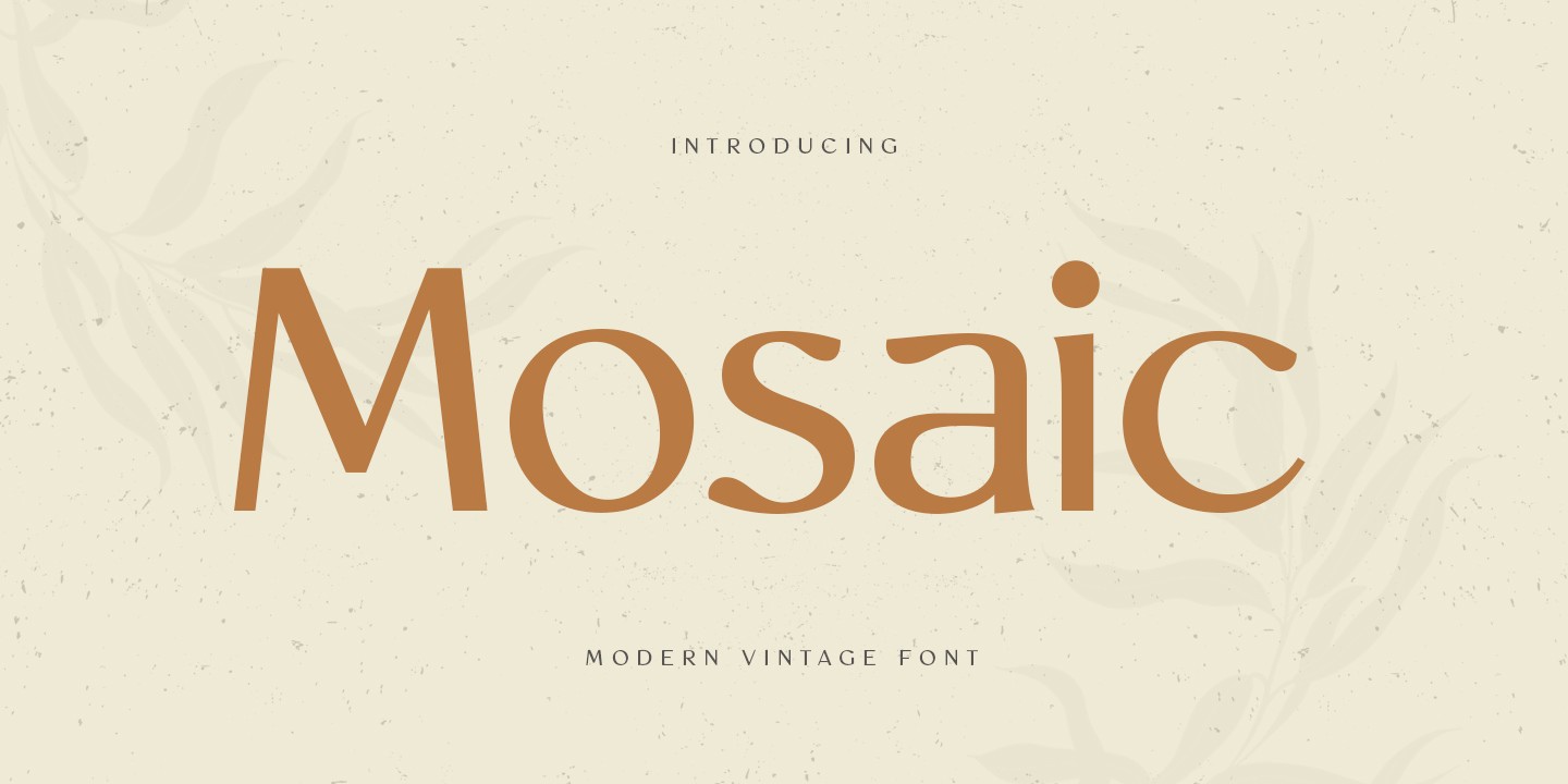 Mosaic Font